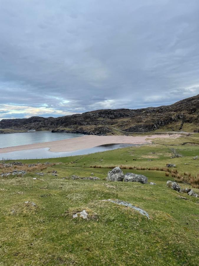 Sea View Cabin Clashnessie Eksteriør billede